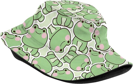 Bucket Hat for Women Men, Summer Print Hat Travel Packable Sun Cap Outdoor Hat for Women and Men