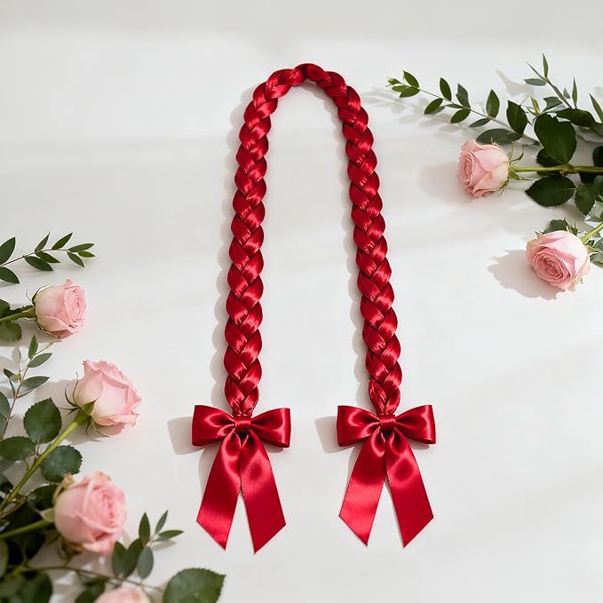 KINGLAKE Red Satin Ribbon - 1 1/2'' x 100 Yards Polyester Red Ribbon for Gift Wrapping, Wedding, Party Decoration, DIY Crafts, Floral Bouquets and Wreath Bows