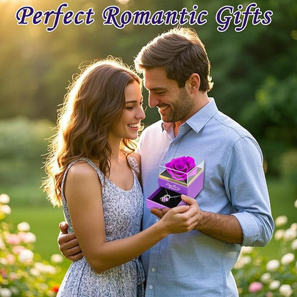 Preserved Flowers Rose Gifts for Women: Roses for Girlfriend Grandma Mom Wife Birthday