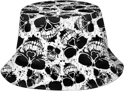 Bucket Hat for Women Men Funny Halloween Hats Packable Outdoor Fisherman Hats Caps Unisex