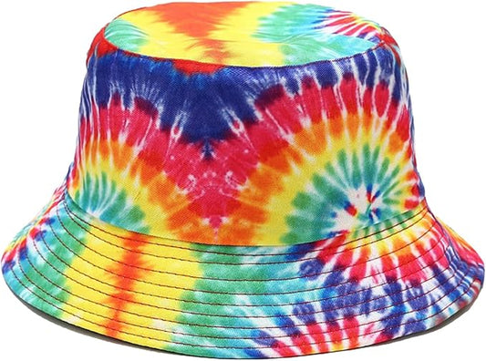 Bucket Hat for Women Men, Cotton Reversible Double Side Wear Sun Hats Beach Fisherman Hat