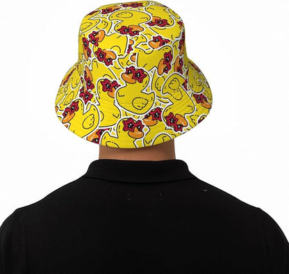Small Daisy Green Chrysanthemum Flower Bucket Hats Fashion Sun Cap Packable Outdoor Fisherman Hat for Women and Men