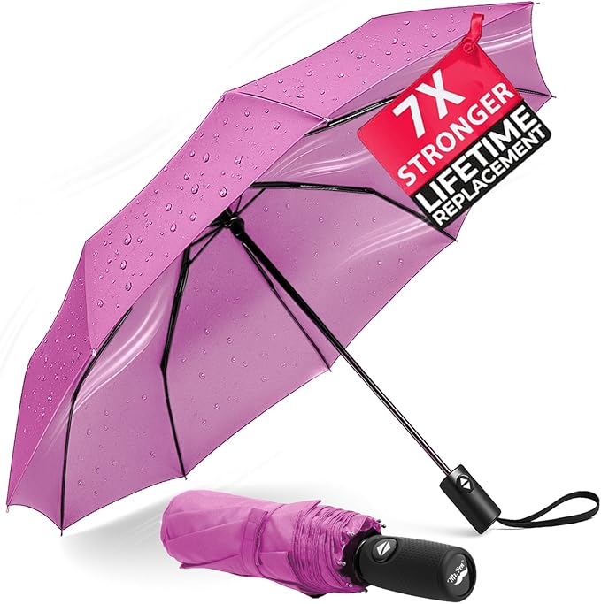 Mr. Pen- Windproof Travel Umbrella, Automatic Umbrellas for Rain, Compact