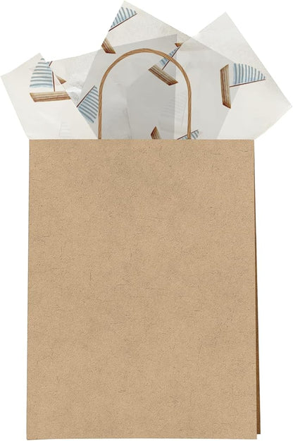 Pro Supply Global Sailboats Printed Tissue Paper for Gift Bags or Boxes and Wrapping - Father's Day Bulk Decorative Art Tissue Paper for Packaging and Gifting | 24 Sheets 20" x 30"