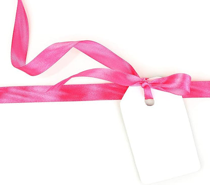 LIUYAXI Hot Pink Double Faced Satin Ribbon, 3/8" X Continuous 100 Yards, Ribbons Perfect for Gift Wrapping Bows Bouquet Wedding Decor DIY Craft and More