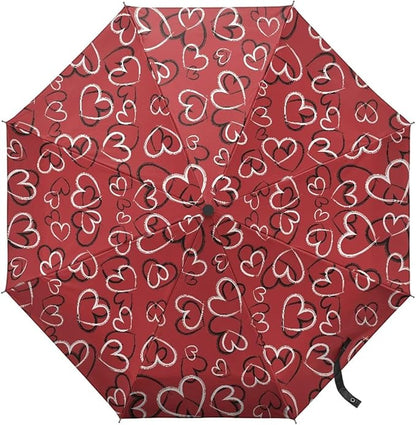 Umbrellas for Rain Lightweight Travel Umbrella 42" Canopy UV Protection Sun Umbrella Windproof Compact Umbrellas