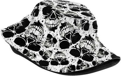 Bucket Hat for Women Men Funny Halloween Hats Packable Outdoor Fisherman Hats Caps Unisex