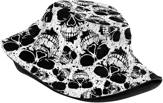 Bucket Hat for Women Men Funny Halloween Hats Packable Outdoor Fisherman Hats Caps Unisex