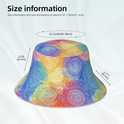 Bucket Hat Double-Side-Wear Reversible Sun Hat Beach Travel Hiking for Women Men