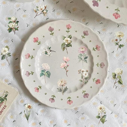 50 Pcs Vintage Flower Stickers,Waterproof PET Sticker Self-Aesthetic Floral Decoration for Journaling, Laptop, Guitar, Phone Case DIY Scrapbooking