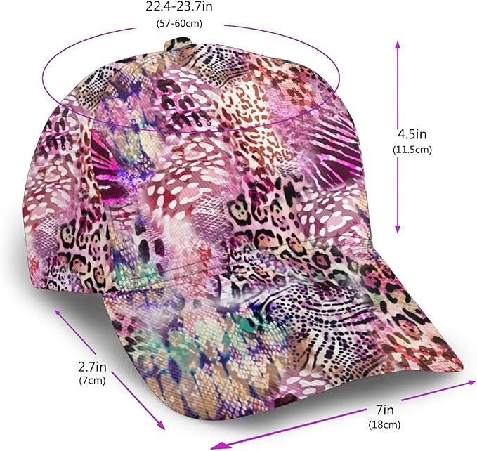 Pastel Cornflowers Floral Baseball Cap Dad Hats All-Over Print Fashion Accessory 100% Polyester Adjusts to Fit Most