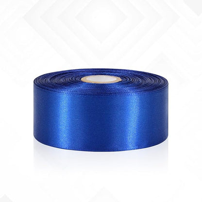 Blue Satin Ribbon 1-1/2 Inch 30 Yards, Royal Blue Ribbon for Gift Wrapping, Flower Bouquet, Crafts, Hair Accessories, Christmas, Wedding and Bow Making