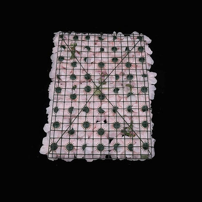 6 Pcs Artificial Flower Wall Panels 3D Flower Background Panel for Wall, 60x40cm Wedding Flower Decorations Wall Silk Rose Panels for Party, Nail, Photo Areas, Stage Background (Light Pink)