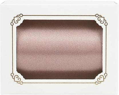 MEEDEE Dark Pink Satin Ribbon Lux Double Faced Satin Ribbon 3 Inch Wide Dusty Rose Ribbons by 10 Yards Pink Silk Ribbons for Crafts, Christmas Tree Decoration, Flower Bouquet, Weddings