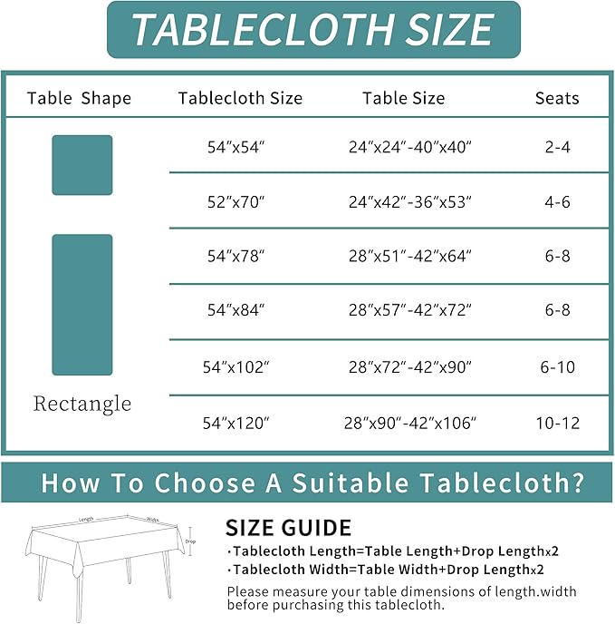 Square Table Cloth,100% Waterproof Tablecloth OilProof SpillProof Vinyl Table Cloth, Wipe Clean Plastic Table Cover for Dining, Camping, Indoor and Outdoor 54" x 54",Mum Bloom