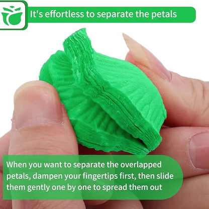 2200 Pcs Artificial Fake Rose Petals,Flower Petals for Romantic Night,Engagement, Party, Wedding, Event Flower Decorations, in Bulk(Green)