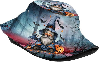 Bucket Hat for Women Men Funny Halloween Hats Packable Outdoor Fisherman Hats Caps Unisex