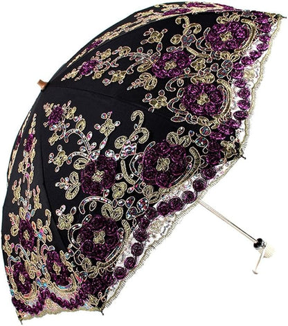 Honeystore Flower Lace Parasols for Wedding Party Lace Bridal Umbrella