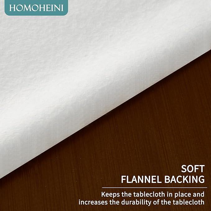 Rectangle Table Cloth,100% Waterproof Tablecloth OilProof SpillProof Vinyl Table Cloth, Wipe Clean Plastic Table Cover for Dining, Camping, Indoor and Outdoor 52" x 70",Mum Bloom