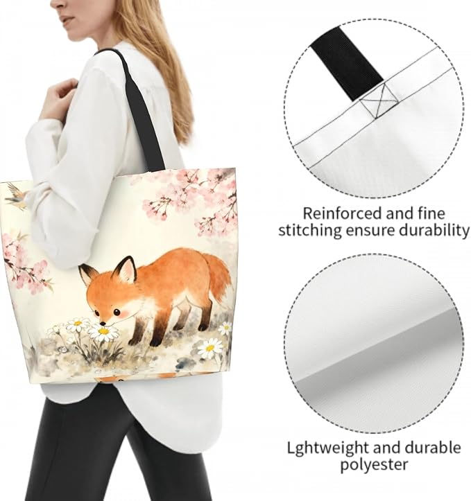 Shoulder Bag Large Reusable Eco-friendly Shopping Bags Portable Storage Handbag