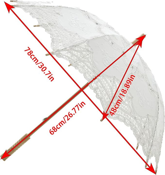 Chinese Japanese Handmade Parasol Umbrella,Asian Decoration DIY Art Dance Classical Umbrella for Wedding Parties Photography Costumes Cosplay
