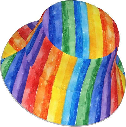 Bucket Hat Double-Side-Wear Reversible Sun Hat Beach Travel Hiking for Women Men