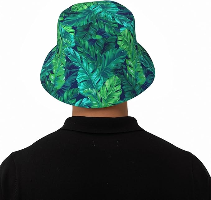 Small Daisy Green Chrysanthemum Flower Bucket Hats Fashion Sun Cap Packable Outdoor Fisherman Hat for Women and Men