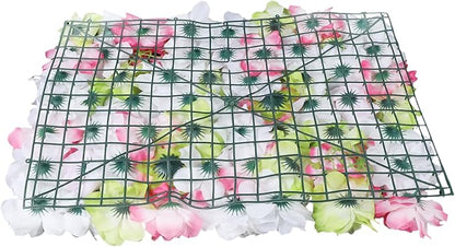 Artificial Flower Wall Panels, Silk Wedding Flower Wall Backdrop Panel, 3D Floral Panel Artificial Floral Wall Mat Flower Screen for Photo Party Wedding Wall Background Decor (6PCS Fruit-Green)
