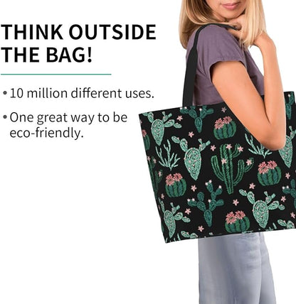 Sunflower Tote Bag For Women, Waterproof Shoulder Bags Big Reusable Grocery Handbag For Shopping Picnic Work Beach