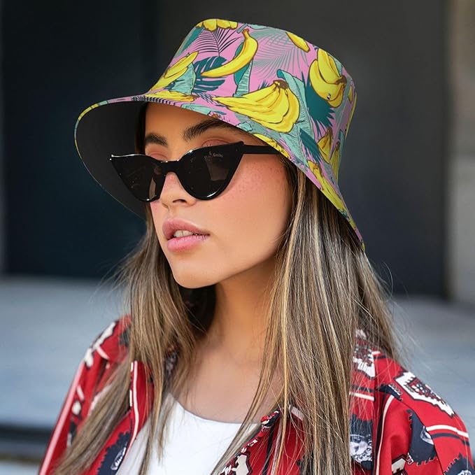 Small Daisy Green Chrysanthemum Flower Bucket Hats Fashion Sun Cap Packable Outdoor Fisherman Hat for Women and Men