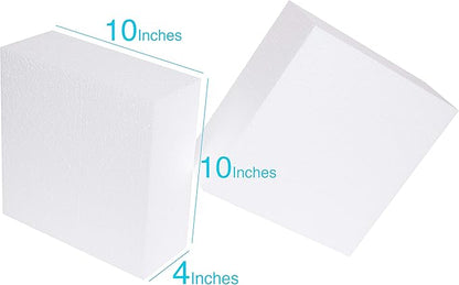 Silverlake 10x10x4 Craft Foam for Styrofoam Block Projects
