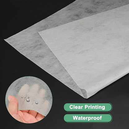 M METERXITY 20-Sheet Korean Cotton Wrapping Flower Paper, Waterproof Floral Wrapping Cotton Paper for Bouquets/Gift Packaging [Gray]
