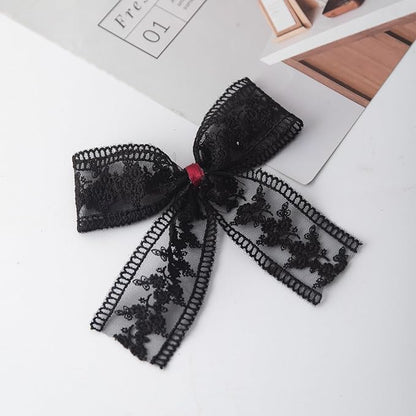 5 Yard Floral Lace Ribbon, Delicate Daisy Lace Trim for Wedding Dresses, DIY Crafts, Clothing, and Curtain Embellishments(Black)