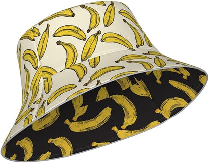 Bucket Hat Double-Side-Wear Reversible Sun Hat Beach Travel Hiking for Women Men