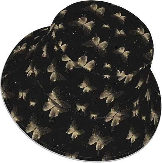 Bucket Hat Double-Side-Wear Reversible Sun Hat Beach Travel Hiking for Women Men