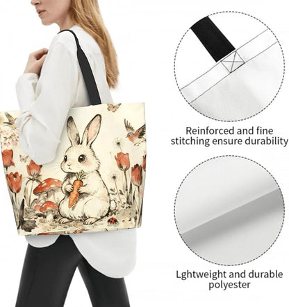Shoulder Bag Large Reusable Eco-friendly Shopping Bags Portable Storage Handbag