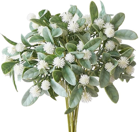 Artificial Daisy Flowers, Artificial Fake Silk Flowers Plants, DIY Garden Craft Art Decor, Decorations Plastic Floral Table Centerpieces for Home Party Decorate, 5 Pieces