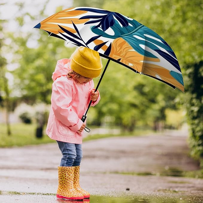 Small Compact Travel Automatic Folding Umbrella for Women, Portable Lightweight, Rain, Wind, UV Sun Shade