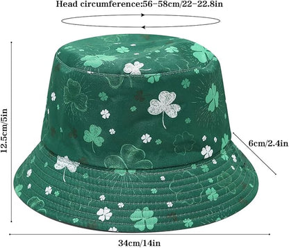 Malaxlx Bucket Hat Beach Sun Hat Fishing Hat for Women Men, Outdoor Travel Reversible Double Side Wear Fisherman Hat