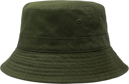 Hot Summer Bucket Hat - Trendy Cotton Sun Hat for Beach, Golf, Fishing - Fun Outdoor Vacation Boonie for Men and Women