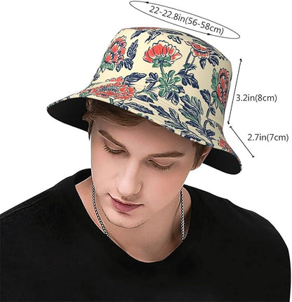 Bucket Hats Fashion Sun Cap Packable Outdoor Fisherman Hat for Women and Men Travel