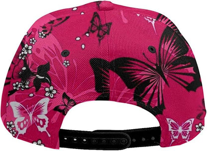 Pastel Cornflowers Floral Baseball Cap Dad Hats All-Over Print Fashion Accessory 100% Polyester Adjusts to Fit Most