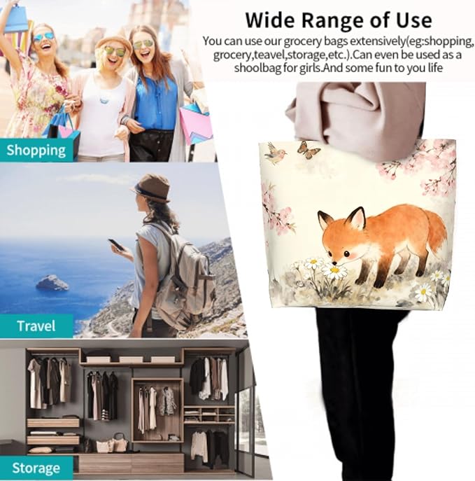 Shoulder Bag Large Reusable Eco-friendly Shopping Bags Portable Storage Handbag
