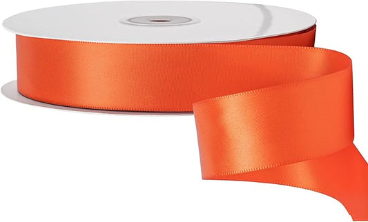 LIUYAXI Torrid Stain Ribbon, 1" X Continuous 50 Yards, Double Faced Fabric Ribbon Perfect for Gift Wrapping Wedding Birthday Party Chair Sash Christmas Hair Floral Craft Sewing