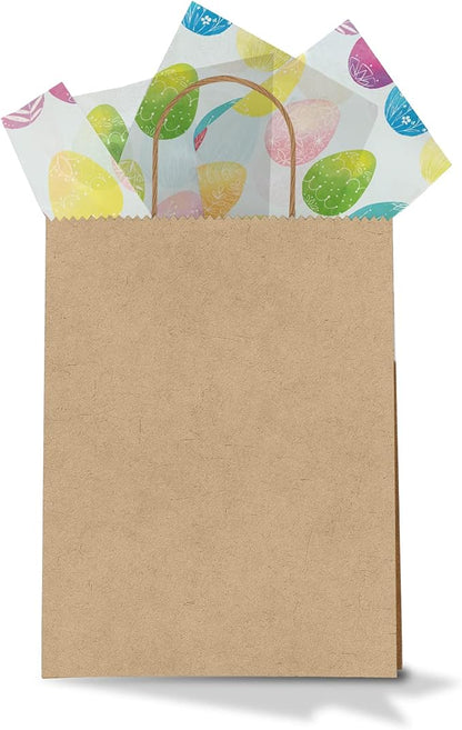 Pro Supply Global Easter Eggs Printed Tissue Paper for Baskets Gift Bags or Boxes and Wrapping - Bulk Decorative Art Tissue Paper for Packaging and Gifting | 24 Sheets 20" x 30"