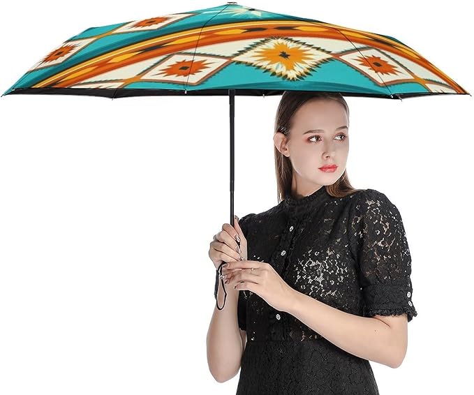 3 Fold Car Umbrella Folding Portable Automatic Umbrella Sunny Rain Sunscreen