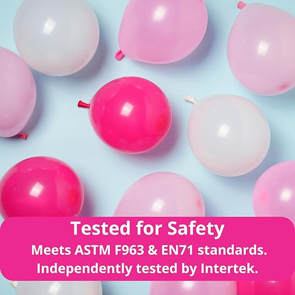 Pink Happy Birthday Decorations, Bow Coquette Birthday Decorations Includes Bow Plates, Napkins, Forks, Cupcake Toppers, Banner Balloons, and Pump Pink Decorations for Party, Serves 20
