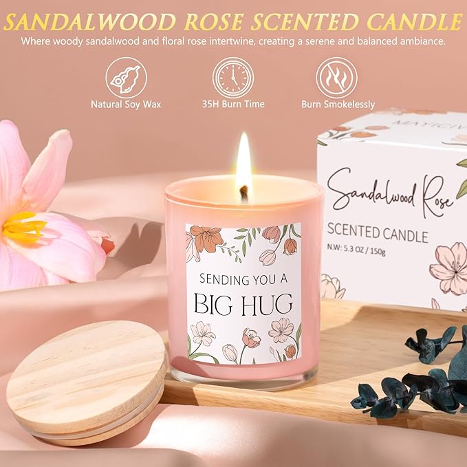 Birthday Gifts for Women Self Care Package Get Well Soon Gift Baskets, Thinking of You Inspirational Sympathy Spa Gift Baskets for Women, Unique Christmas Gifts Set for Best Friend Mom Sister Wife Her