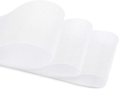 Humphrey's Craft 1-1/2 Inch White Shimmer Sheer Organza Ribbon - 25 Yards White Crafts Gift Wrapping Wedding Bouquet Baby Shower Decoration Christmas Tree Wreaths.