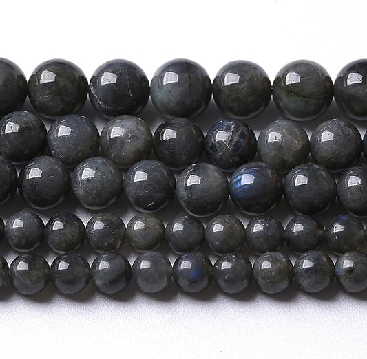 4MM 88PCS Natural Stone Black Labradorite Beads Crystal Loose Beads for Jewelry Making DIY Bracelet